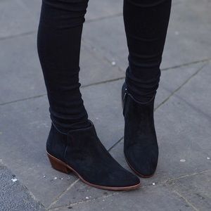 Sam Edelman Petty Boots, black suede