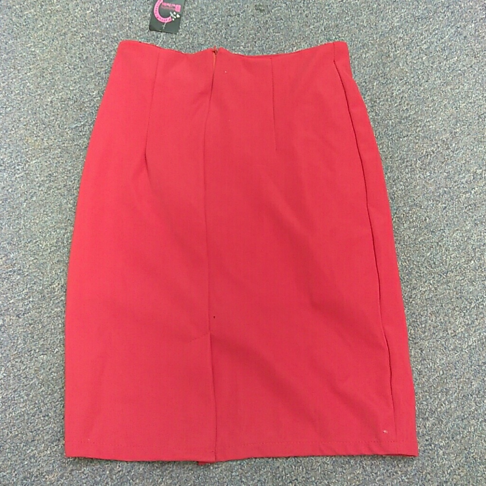 Red skirt new