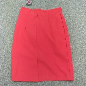 Red skirt new
