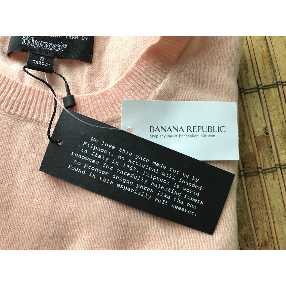Banana Republic filpucci yarn sweater NWT✨