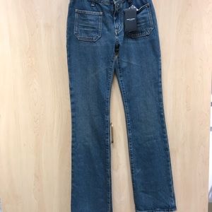 Saint Laurent Front pocket flare jean