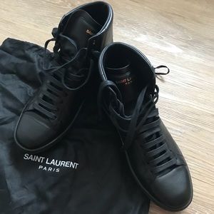 Saint Laurent Hi-Top Classic Trainers Sneakers