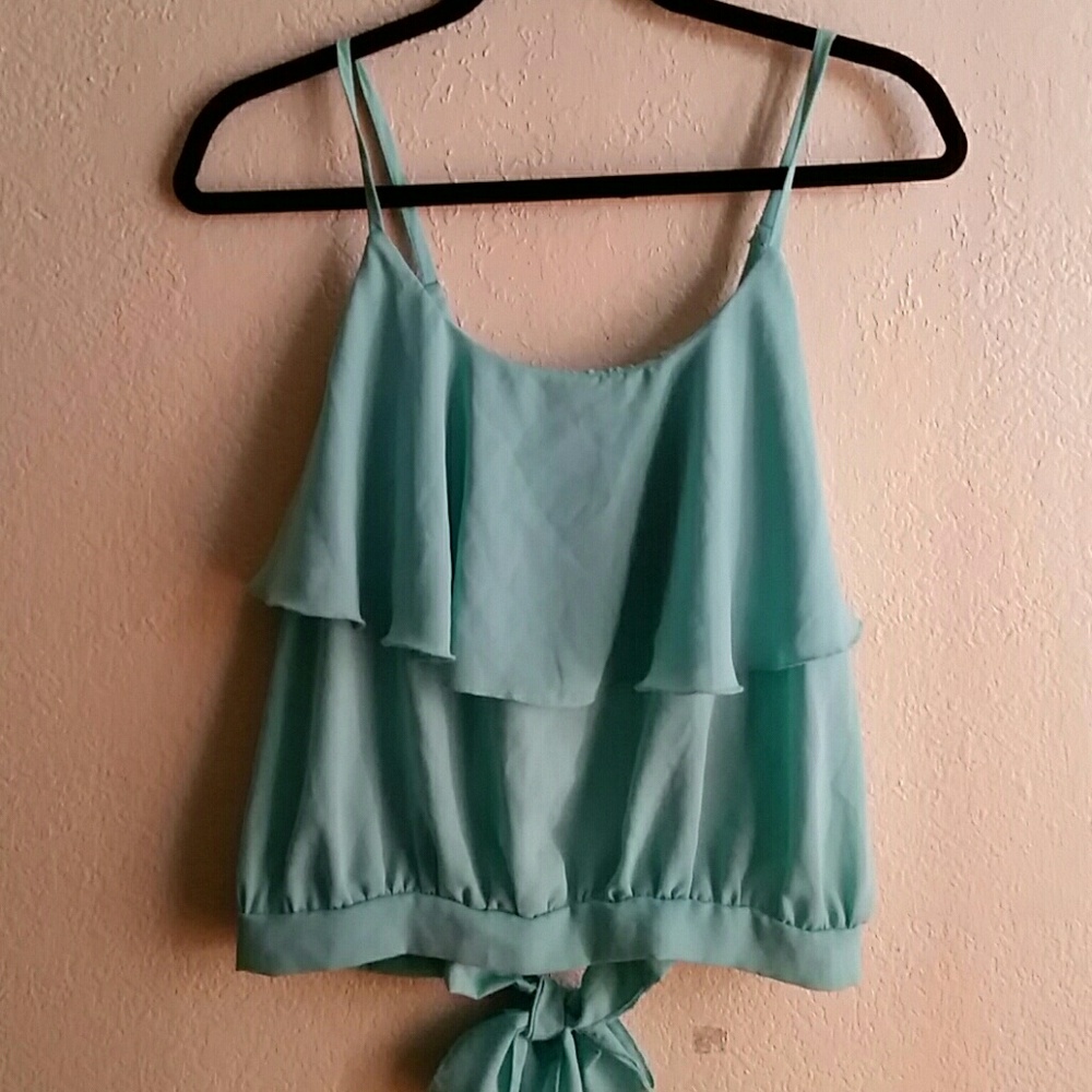 Charlotte Top with the back open