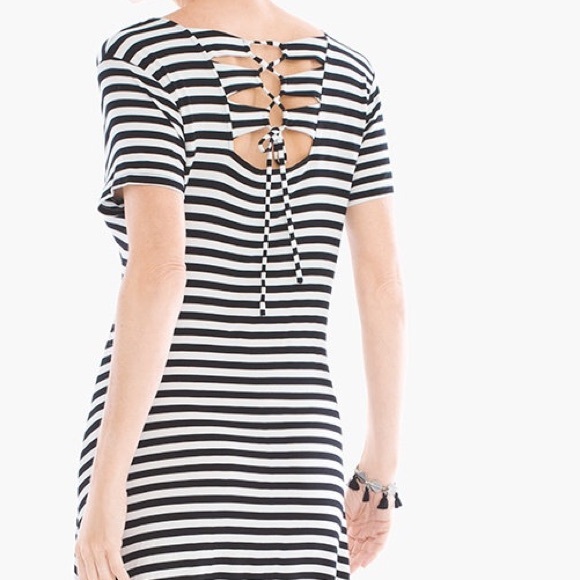 ESSENTIAL TEE STRIPE DRESS - Picture 3 of 4