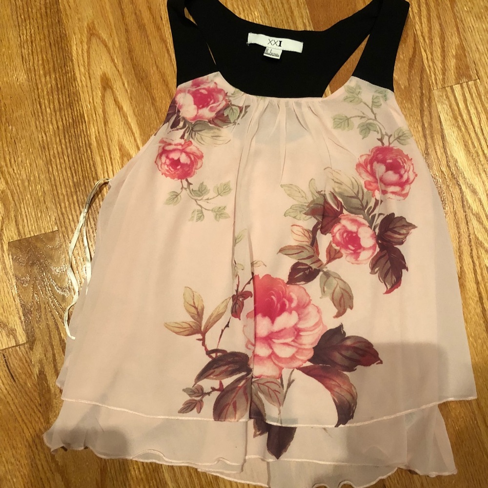 Floral Tank Blouse