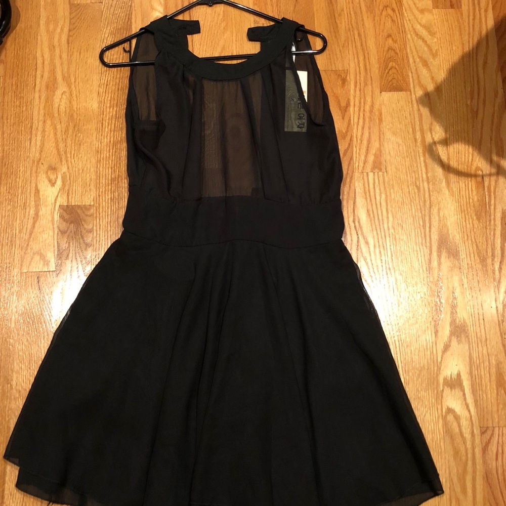 Sheer black dress