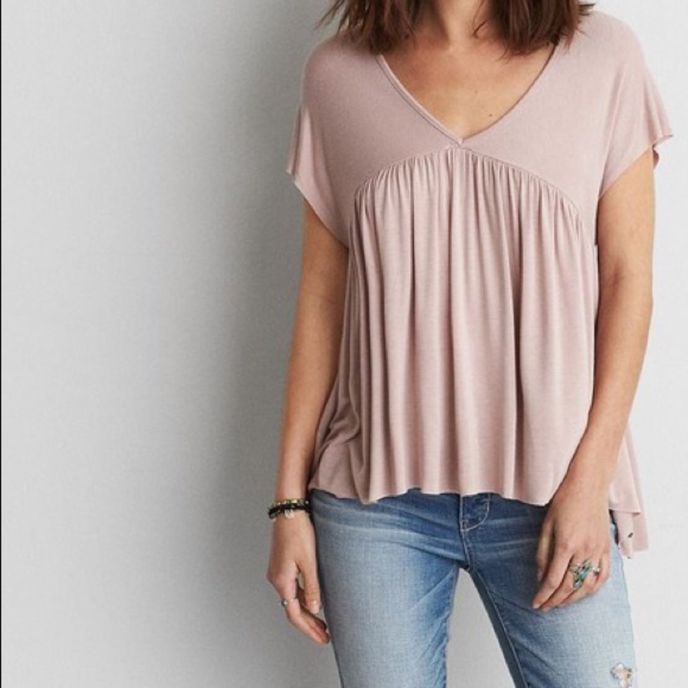 Babydoll Short Sleeve Top
