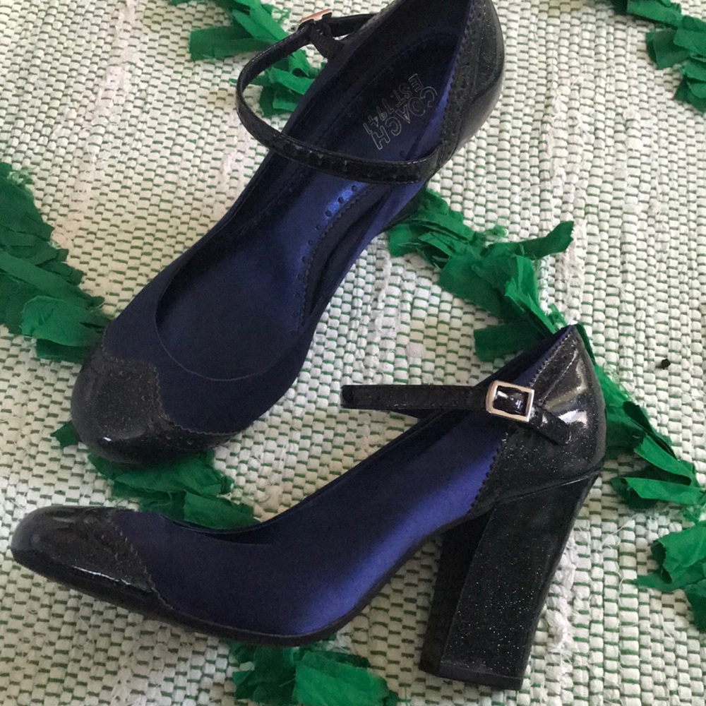 Coach Glitter heels