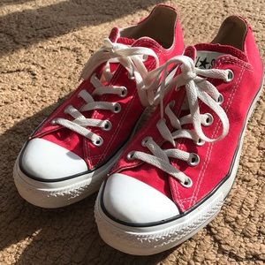 Red Low Top Converse