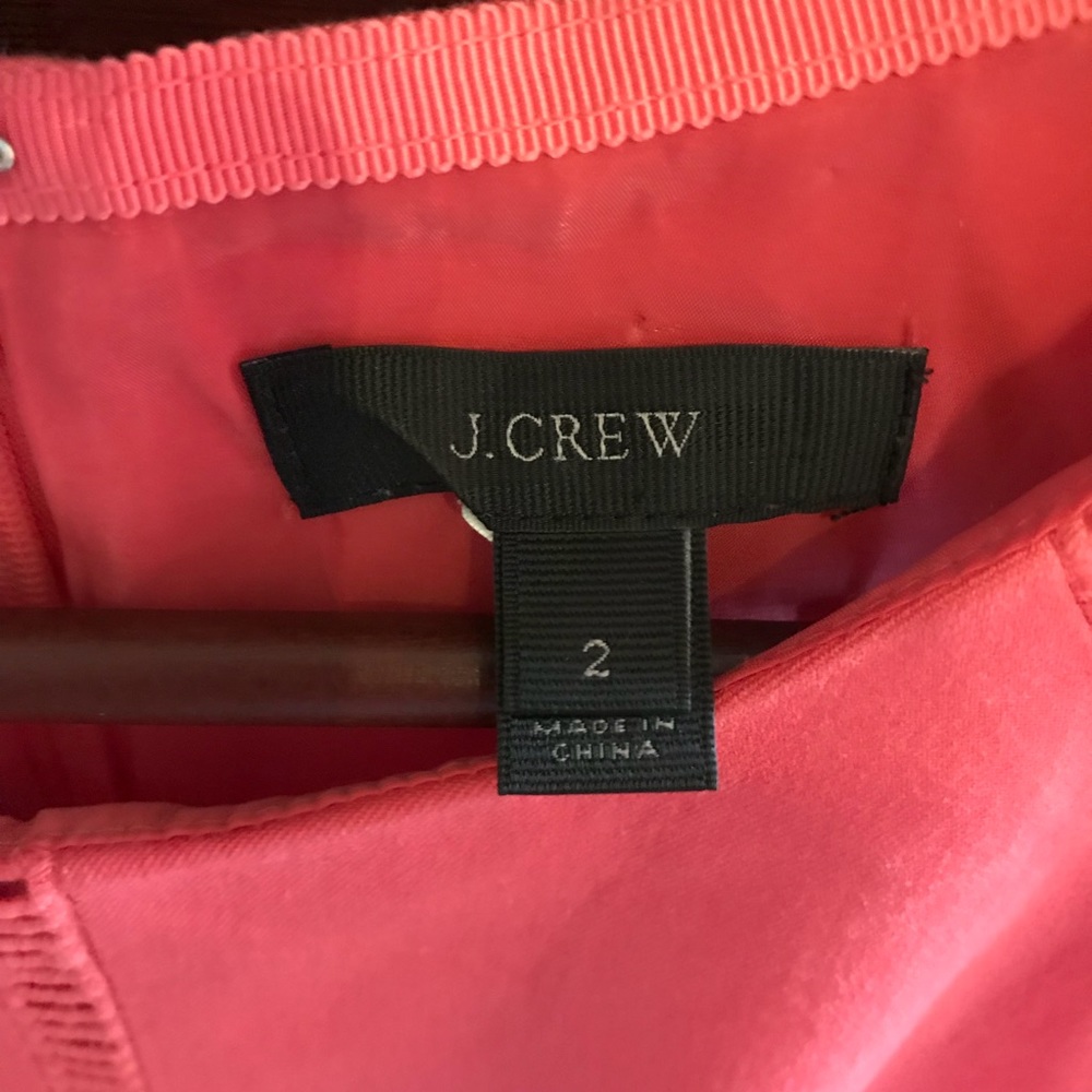 Coral ladder stitch dress in bi-stretch cotton - Picture 4 of 4