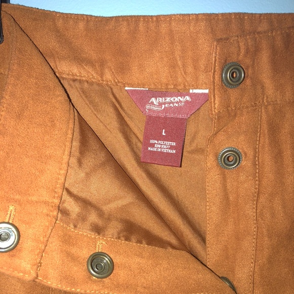 Tan Suede Skirt - Picture 4 of 4