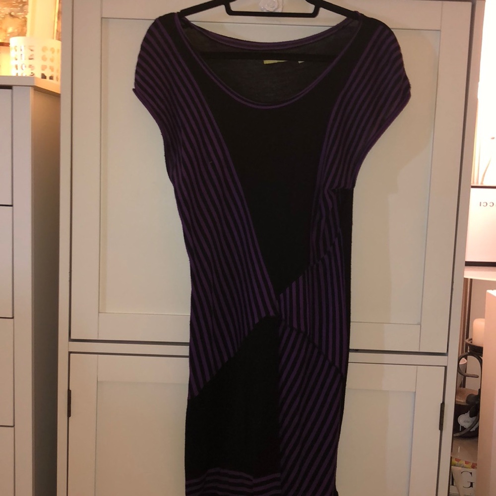 Gianni Bini black & purple top/dress