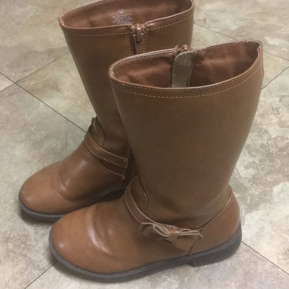 Little girls Tan Boots