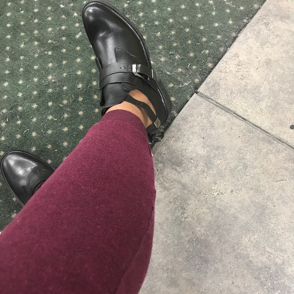 Zara Womans Leather Ankle Cutout Boot - Picture 5 of 7