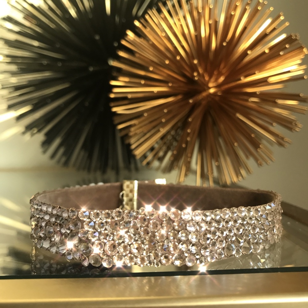 Swarovski Crystal Velvet Choker