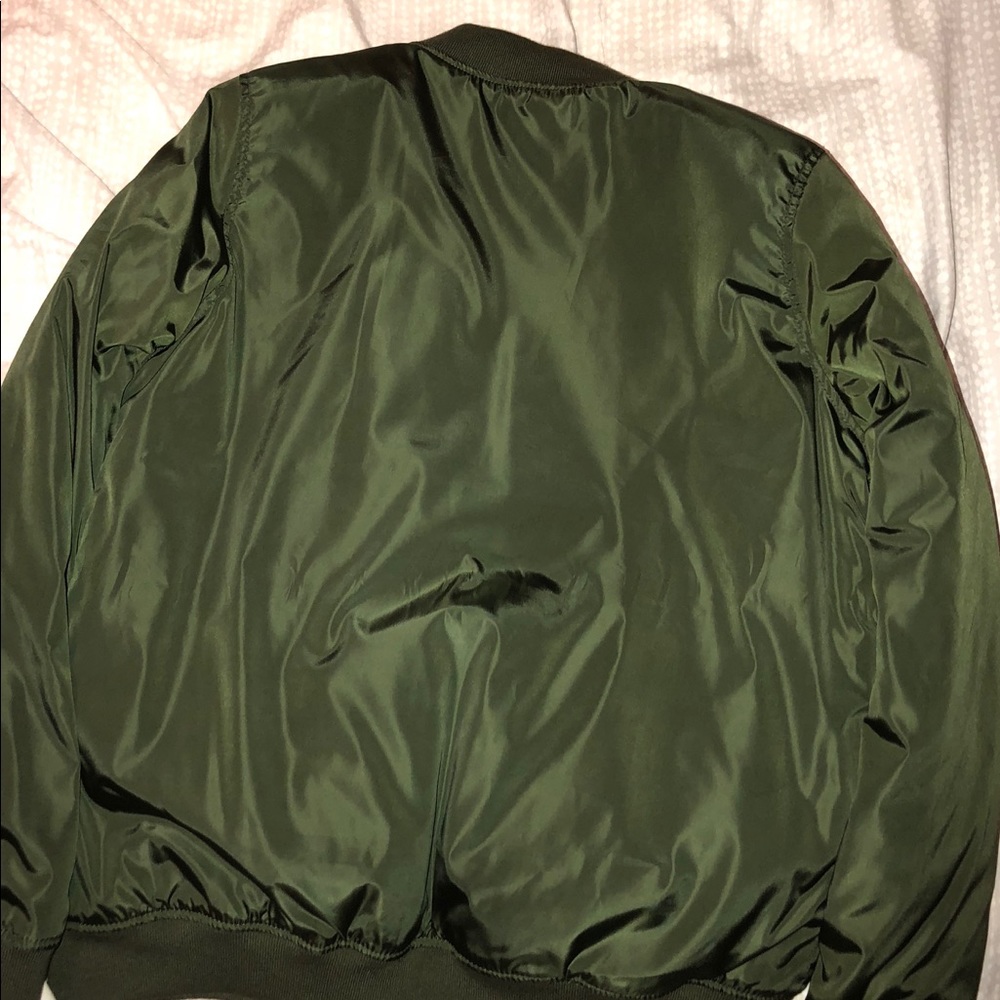 Green Bomber Jacket - Picture 4 of 4