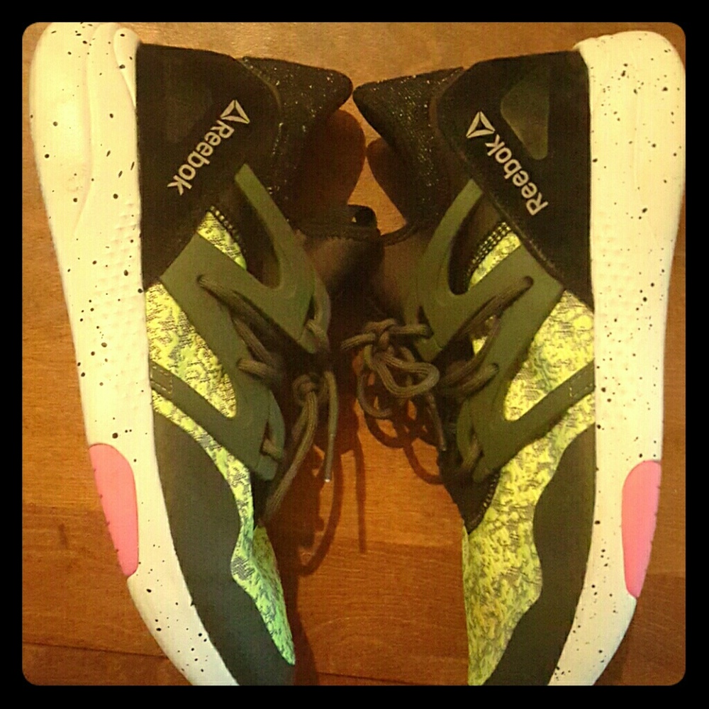 Multi colored Reebok sneakers
