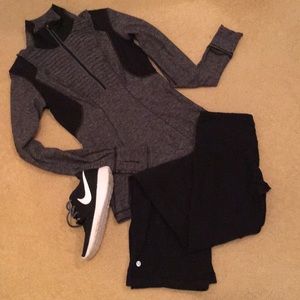 EUC Size 4 Lululemon L/S running top