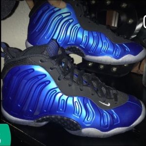 Blue Nike Foam Posite Ones