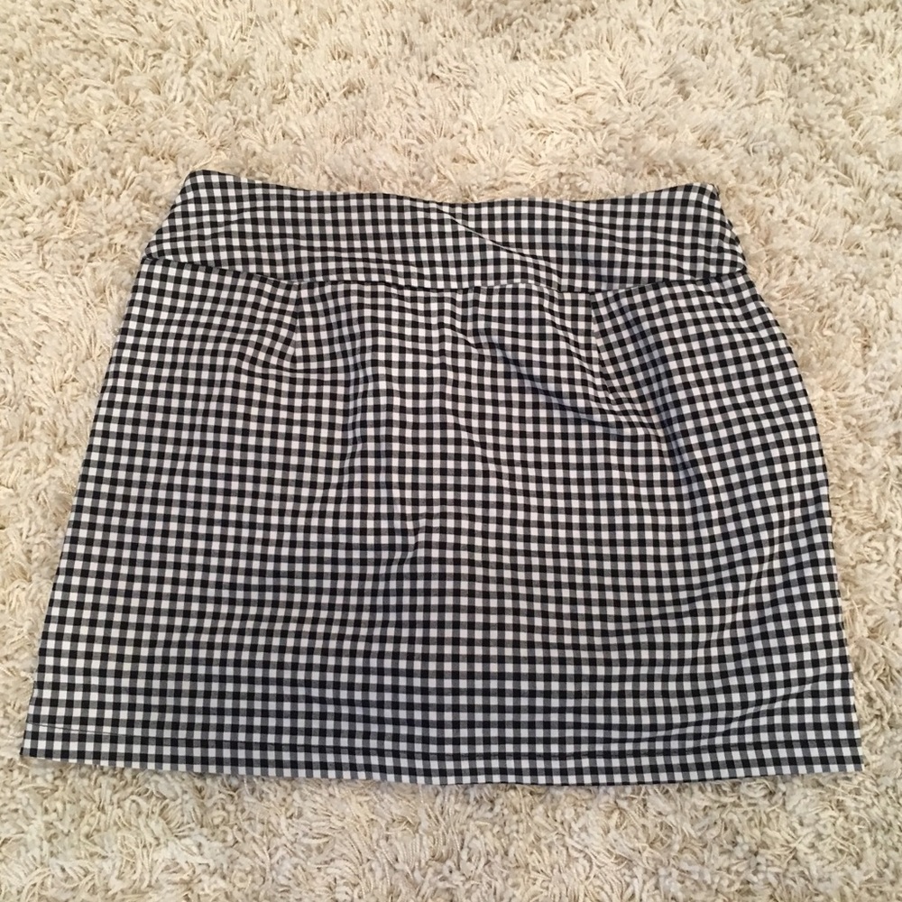 Gingham Skort
