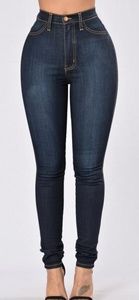 Fashion Nova classic high-waisted jeans