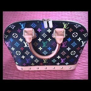 Louis Vuitton Alma Multicolor Handbag