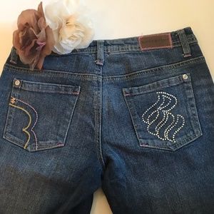 Rocawear Boot Cut Jeans sz 3 Pocket Bling