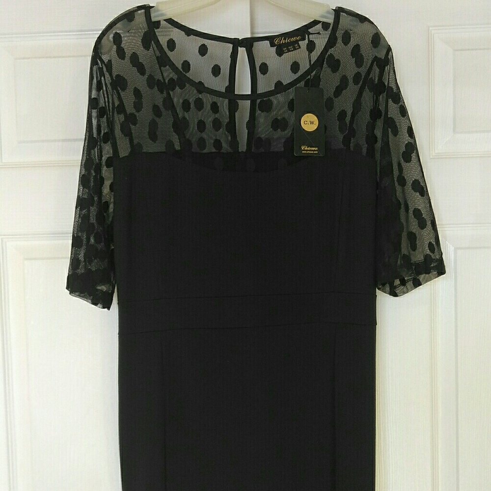 Black cocktail dress