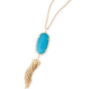 Kendra Scott— Gold Rayne Necklace in Turquoise