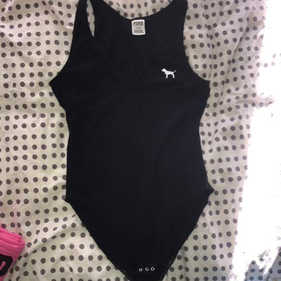 PINK Victoria's Secret Other - Pink Black Bodysuit
