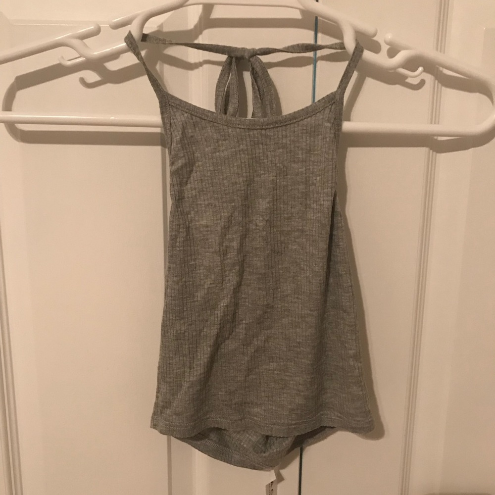 Cropped halter tank