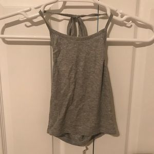Cropped halter tank
