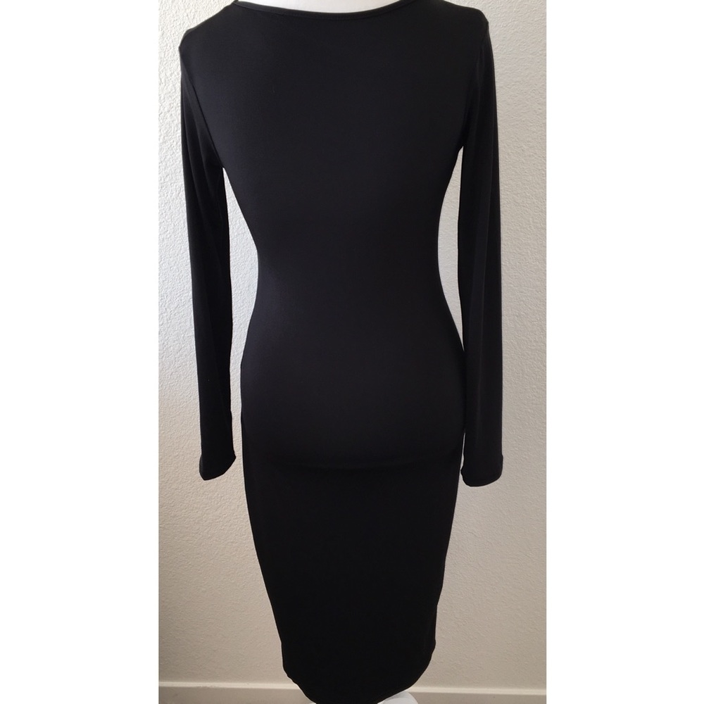 *Black* Bandage Bodycon Cocktail Dress - Picture 6 of 7