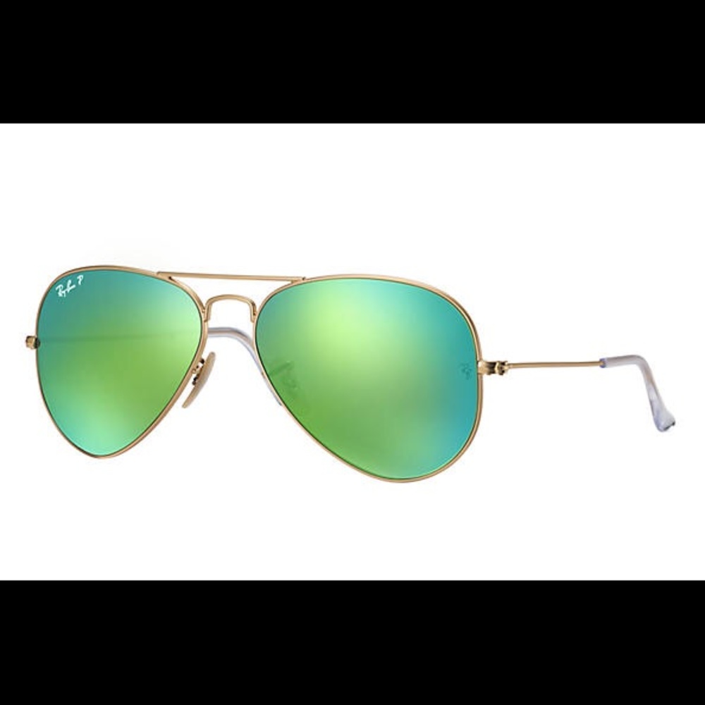 Green Lens Ray Bans Aviators