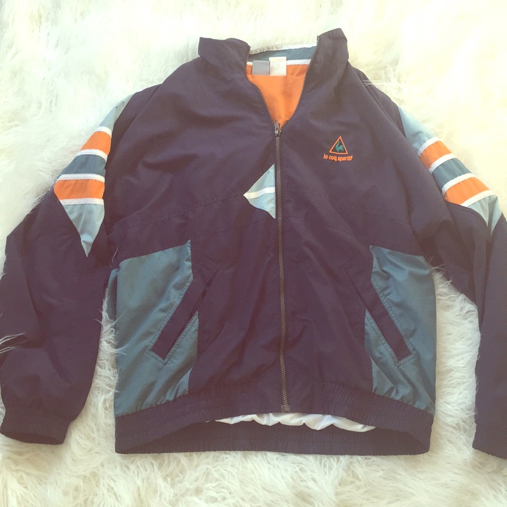Vintage windbreaker by le coq sportif