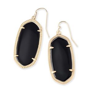 Kendra Scott—Elle Gold Earrings in Black