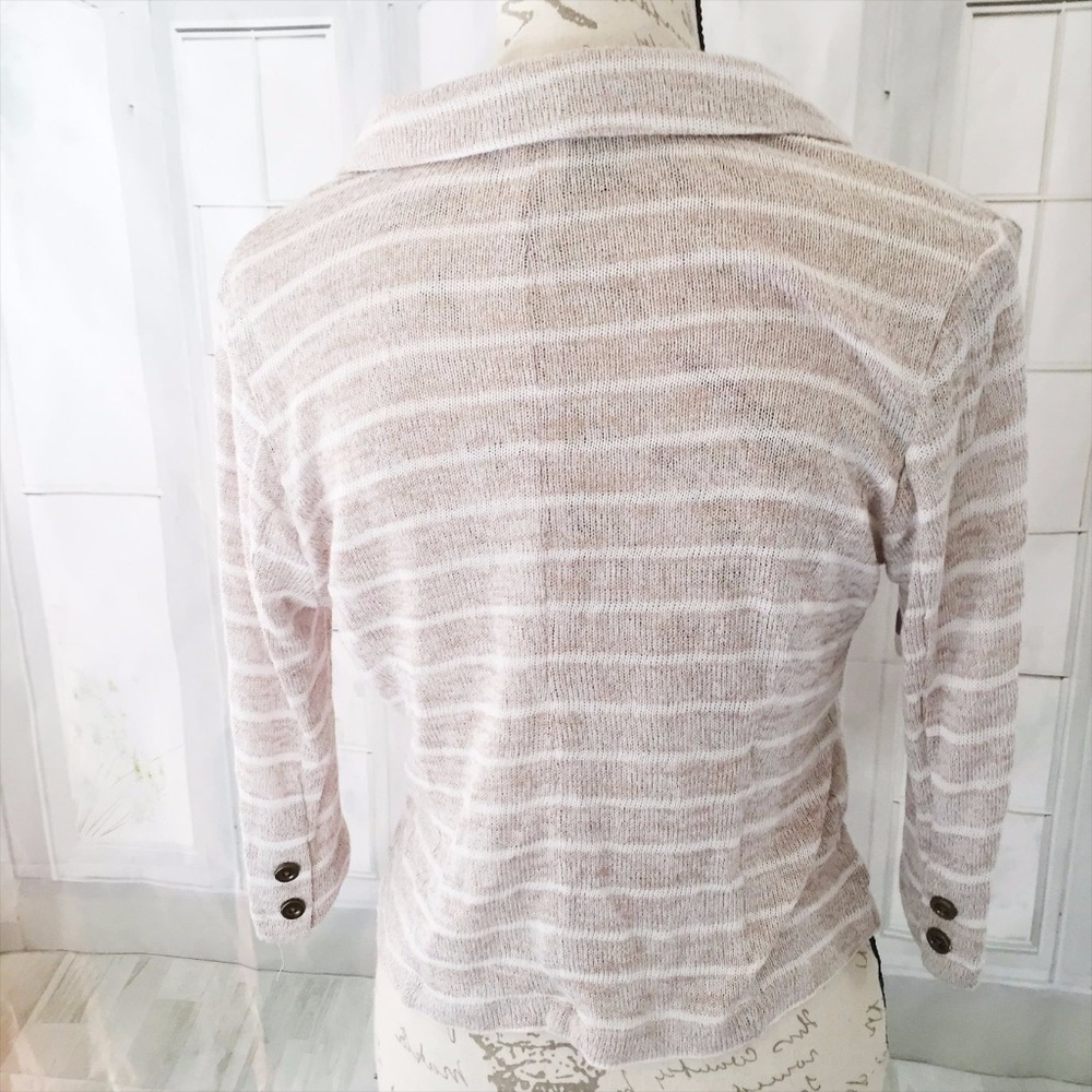 American Rag Juniors Medium Taupe Blazer Sweater - Picture 4 of 4