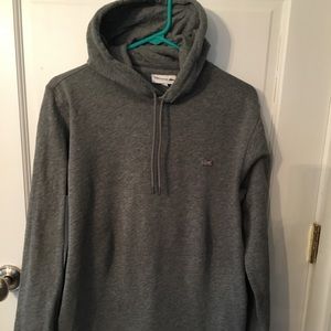 Light brushed hoodie in galaxite gray!