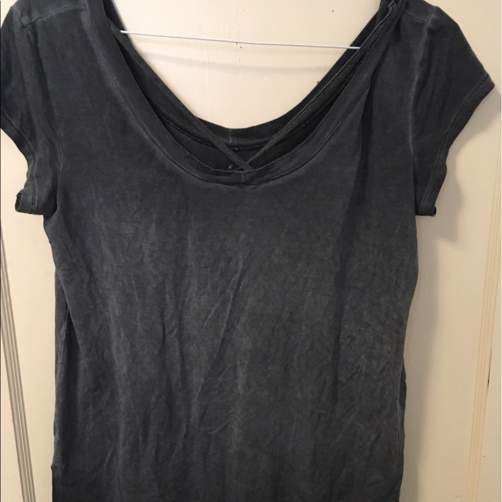Cute soft shot sleeve shirt