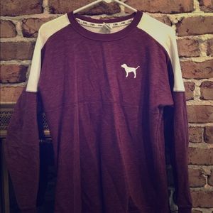 Maroon VS PINK long sleeved pull over