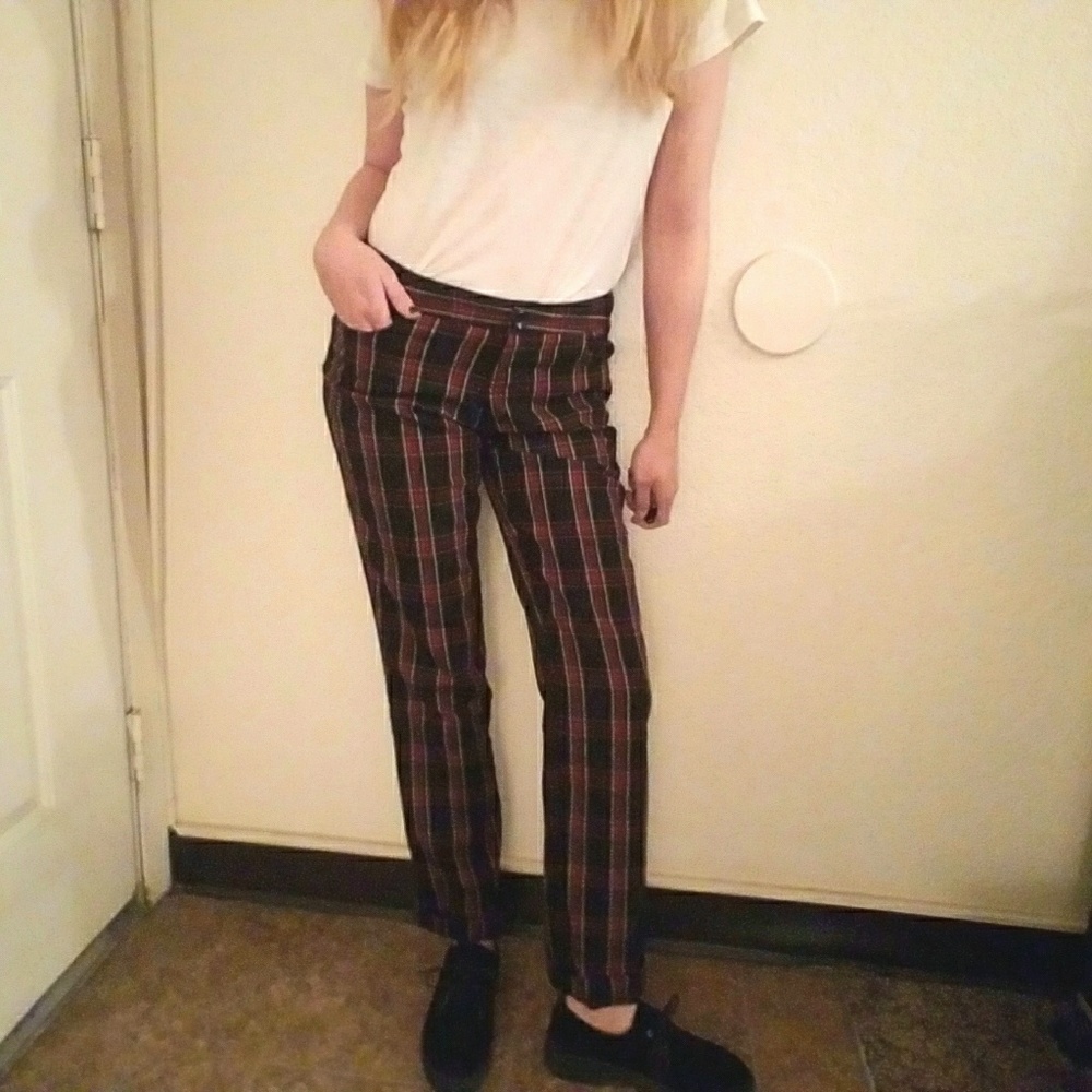 Vintage 90s plaid pants