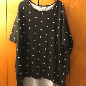Lularoe Polka dot Irma XL Fits up to 2X