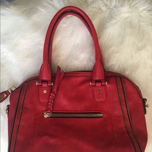 Red, Urban Expressions Elisha Zipper Satchel