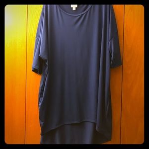 Lularoe Irma SOLID true blue 2X