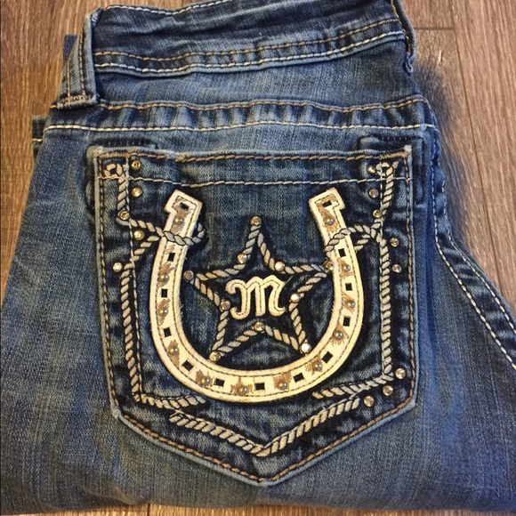 Miss Me Denim - MISS ME Horse Shoe Denim Jeans 28x33