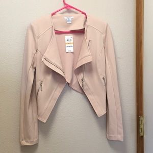 Sale zipper front high waist jacket