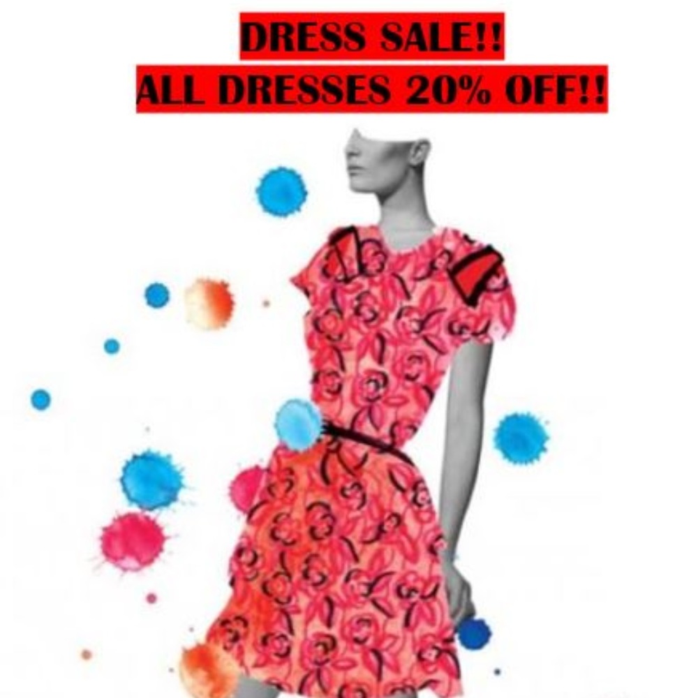 DRESS SALE!  ALL DRESSES 20% OFF