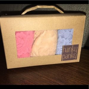 Hanky Panky NEW original thong three pack
