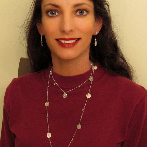 Playboy Necklace long wrap layered bunny charm y2k - Picture 9 of 9