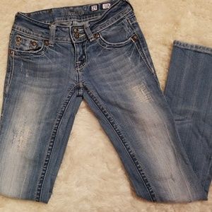 Miss me angel winged boot cut jeans